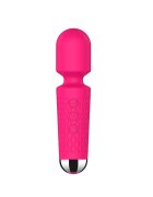 STD Vibrator Masaj Luna Small 20 Moduri Vibratii+8 Intensitati de Viteza USB Silicon Roz 15 cm