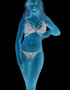 Sunspice Set Sutien&Bikini Crotchless Dantela Neagra S/M