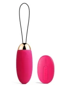 SVAKOM Ou Vibrator Elva 5 Moduri Vibratii + 5 Intensitati Silicon USB Rosu 8 cm
