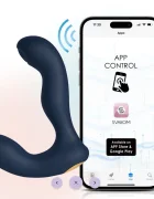 SVAKOM Stimulator Prostata Iker Neo Bluetooth Control Silicon Lichid Negru 13. 5 cm