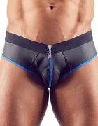Svenjoyment Bikini Jock cu Fermoar Negru/Albastru S
