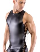 Svenjoyment Tricou cu Snururi pe Laterale Negru S