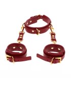 Taboom Zgarda D-Ring si Catuse Deluxe Rosu/Auriu