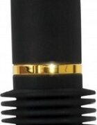 TOY JOY Vibrator Magnum Opus Thruster 7 Moduri Vibratii + 3 Viteze Impingere Silicon USB Negru 31 cm