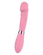 TOY JOY Vibrator Pop Supreme 10 Moduri Vibratii Silicon USB Roz 21 cm