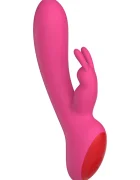 TOY JOY Vibrator Rabbit Rebel 10 Moduri Vibratii Silicon USB Magnetic Roz 20 cm