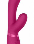 Vive Vibrator Kyra Double Action Vibrating Pulse-Wave Stimulator Silicon Roz 21.3 cm