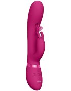 Vive Vibrator Tama Tripe-Action Wave&Vibrating G-Spot Silicon USB Roz 23.2 cm