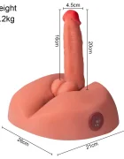 XISE Masturbator Honey Ass&Dildo 7 Moduri Impingere si Vibratii SuperSkin USB Natural 3.3 kg