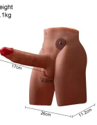 XISE Masturbator Jason Ass&Dildo 7 Moduri Impingere si Vibratii SuperSkin USB Natural 4.8 kg