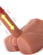 XISE Masturbator Peel Ass&Dildo 7 Moduri Impingere si Vibratii SuperSkin USB Natural 2.7 kg
