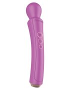 XOCOON Vibrator The Curved Wand 10 Moduri Vibratii 3 Viteze Silicon USB Roz 27 cm