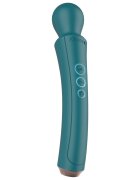 XOCOON Vibrator The Curved Wand 10 Moduri Vibratii 3 Viteze Silicon USB Verde 27 cm