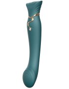 ZALO Vibrator Queen G-Spot Puls Wave Green Heating Bluetooth App Control