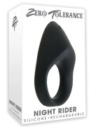 Zero Tolerance Inel de Penis Night Rider 20 Moduri Vibratii Silicon Negru