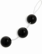 ADDICTED TOYS Bile anale Chinese Balls din material premium ABS cu inel pentru extracție lungime 15 cm diametru 3.8 cm culoare negru