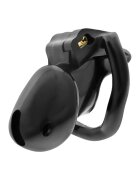 ADDICTED TOYS Cușcă pentru penis Midnight Cells pentru castitate bărbați cu 4 inele pentru penis culoare negru diamentru 31 mm