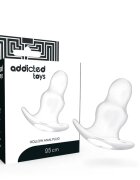 ADDICTED TOYS Dilatator Anal - MEDIUM ANAL pentru stimulare si jocuri anale transparent 9.5 cm