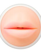 ADDICTED TOYS Masturbator manual Mouth Experience pentru simulare realistă sex oral material TPE alb