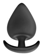 ADDICTED TOYS Plug anal Anal Plug XL lungime 9.5 cm diametru 5.1 cm din silicon negru (mare)