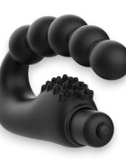 ADDICTED TOYS Vibrator anal Anal Massager pentru stimularea prostatei din silicon medical culoare negru 11 x 6.3 cm