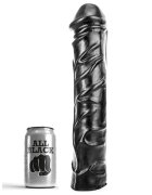 All Black Dildo - Giant Soft pentru penetrare tip fisting negru 32 cm