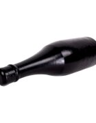 All Black Plug anal 14" în formă de sticlă de șampanie rezistent la apă lungime 34.5 cm diametru 9 cm negru