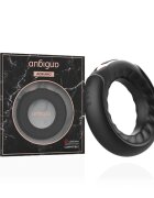 ANBIGUO Inel vibrator pentru penis Adriano 7 functii de vibratie rezistent la apa IPX7 negru