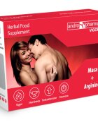 ANDROPHARMA Capsule Vigor pentru cresterea libidoului in cuplu erectii dure orgasm intens pentru barbati 30 capsule