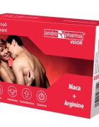 ANDROPHARMA Capsule Vigor pentru cresterea libidoului in cuplu erectii dure orgasm intens pentru barbati 30 capsule