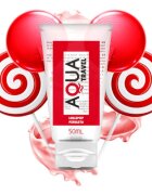 AQUA Lubrifiant cu aromă TRAVEL Lollipop pe bază de apă cu gust delicios de acadea 50 ml