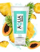 AQUA Lubrifiant cu aromă TRAVEL Tropical Fruits pe bază de apă cu gust delicios de fructe tropicale 50 ml