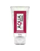 AQUA Lubrifiant cu aromă TRAVEL Wild Raspberry pe bază de apă cu gust delicios de zmeură sălbatică 50 ml