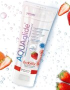 AQUAGLIDE Lubrifiant cu aromă Strawberry pe bază de apă cu aromă de căpșuni 100 ml