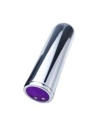 ARMONY Stimulator clitoris Vibrator Bullet Silver 9 funcții de vibrație rezistent la apă argintiu