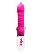 ARMONY Vibrator Liberty cu 6 funcții de vibrație 5 funcții de aspirație din silicon 25 cm roz