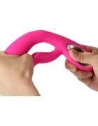 ARMONY Vibrator rabbit Daro pentru stimulare clitoris și punctul G 36 funcții de vibrație rezistent la apă roz