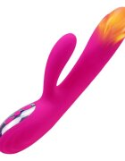 ARMONY Vibrator rabbit Flexible Heat Effect cu funcție de încălzire 10 funcții de vibrație din silicon premium roz