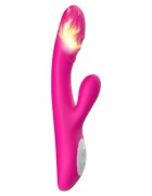 ARMONY Vibrator rabbit Spark Vibrator cu funcție de încălzire 9 funcții de vibrație silențios rezistent la apă roz