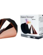 B-SERIES Stimulator clitoris DIAMOND Air Massager in forma de diamant cu 7 functii de vibratie rezistent la apa culoarea roz auriu