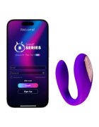 B-SERIES Vibrator dublu Double Fun control prin aplicație 10 funcții de vibrație rezistent la apă IPX7 din silicon mov