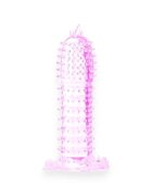 Baile Manșon pentru penis Penis Sleeve pentru stimulare intensă și îngroșare lungime 14 cm din silicon roz