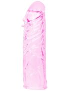 Baile Manson realist de penis - Realist pentru stimulare intensa si ingrosare roz 13 cm