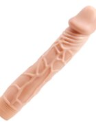 Baile Vibrator realist Barbara Bob din TPR moale funcții multiple de vibrație lungime 22.5 cm culoarea pielii