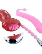 Baile Vibrator Rolling Fun II în formă de roată pentru clitoris și punctul G funcție de simulare sex oral 6 funcții de rotație roz