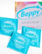 BEPPY Prezervative Soft & Comfort din latex natural diametru 56 mm 3 buc