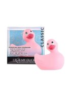 BIG TEAZE TOYS Aparat de masaj I Rub My Duckie Classic pentru corp și zonele intime 7 funcții de vibrație rezistent la apă roz