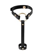 Bijoux Indiscrets Brățară cu inel Maze Bracelet ham pentru mână din piele ecologică culoare negru mărime ajustabilă