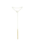 Bijoux Indiscrets Colier metalic BIJOUX - MAGNIFIQUE Collection Tickler pendant pentru femei gold