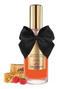 Bijoux Indiscrets Ulei de masaj Light My Fire Wild Strawberry cu efect de încălzire aromă de căpșuni și miere 100 ml